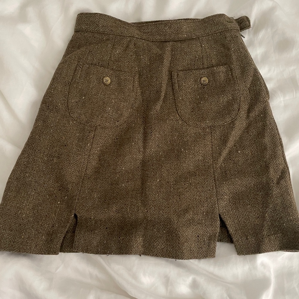 Vintage Italian Brownish Skirt